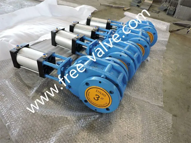 Pneumatic Ceramic Balance Gate Valve DSCN1507