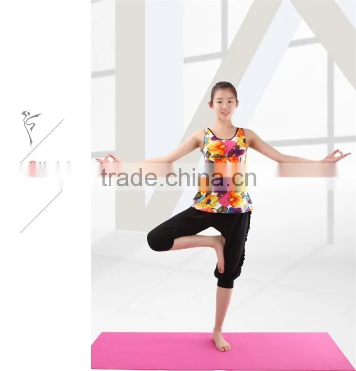 Factory Direct Sale Black Capri Yoga and Sports Pants