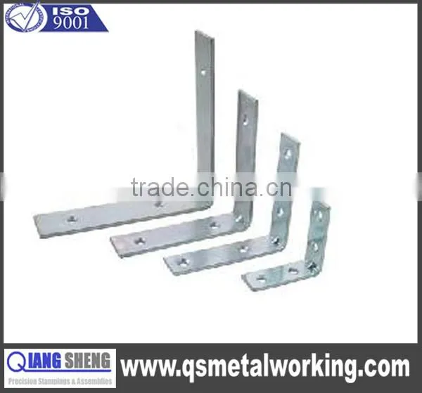 customized adjustable heavy duty black metal aluminum L shaped bracket