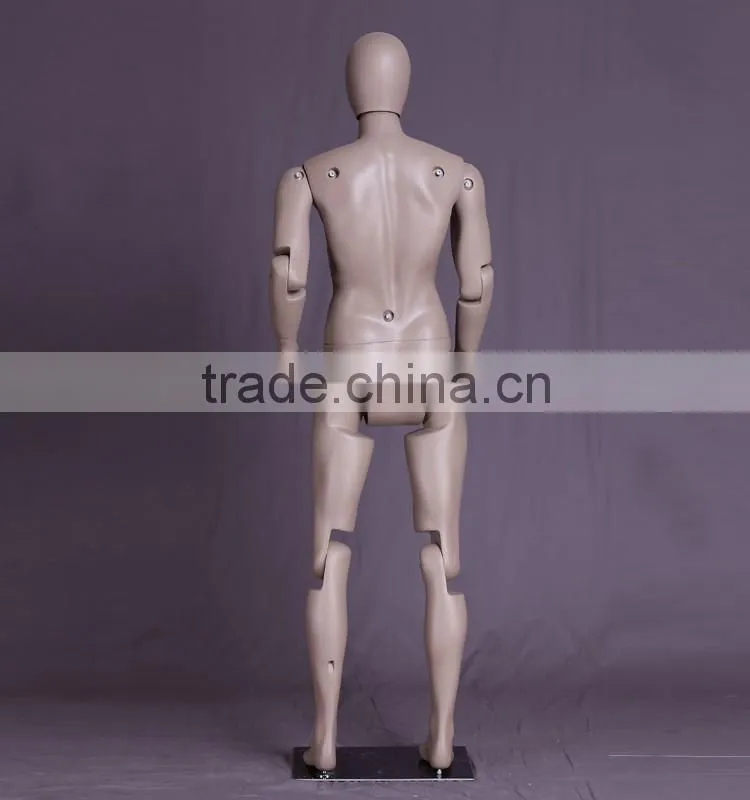 full body fiberglass flexible male mannequin