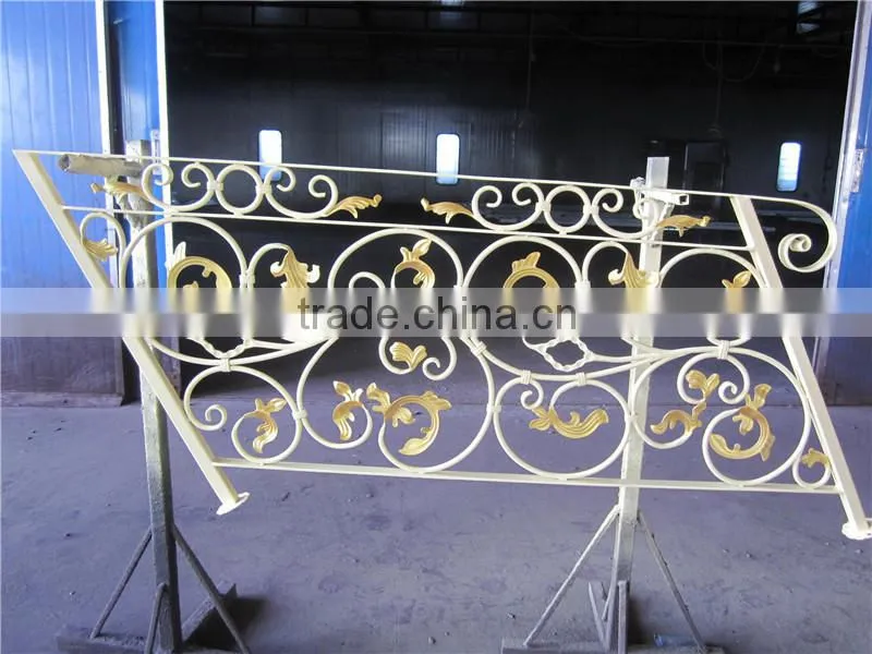 Private Villa Project Use Exterior Wrought Iron Stair Railing
