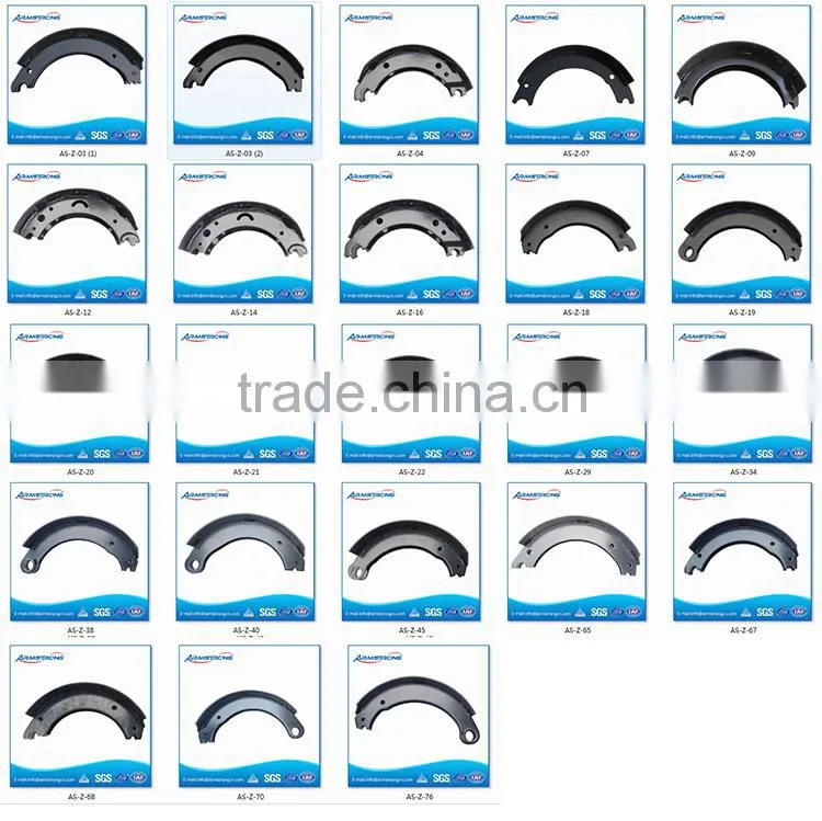 brake parts bare brake shoes for 1443