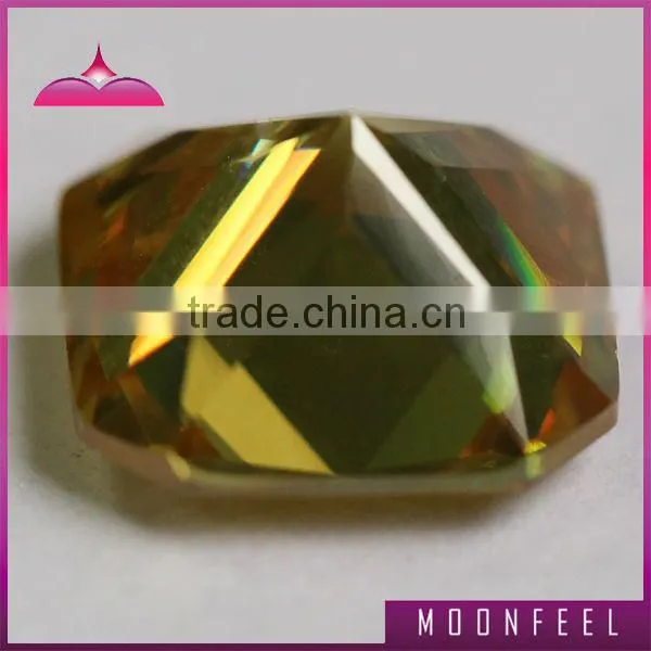 Color change 1# square cut cubic zirconia diamond