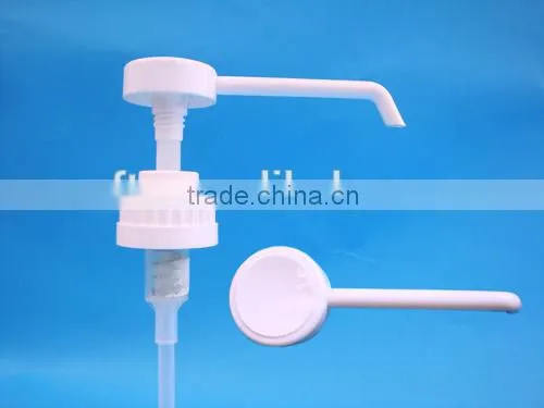28mm ribbed plastic long sprayer lotion pump