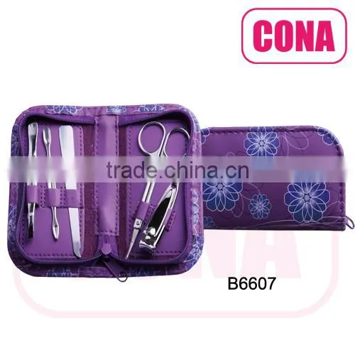 2016 newest PU leather Manicure & Pedicure Set