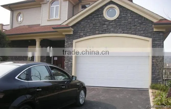Guangzhou garage door with visual window, automatic garage door, designer doors