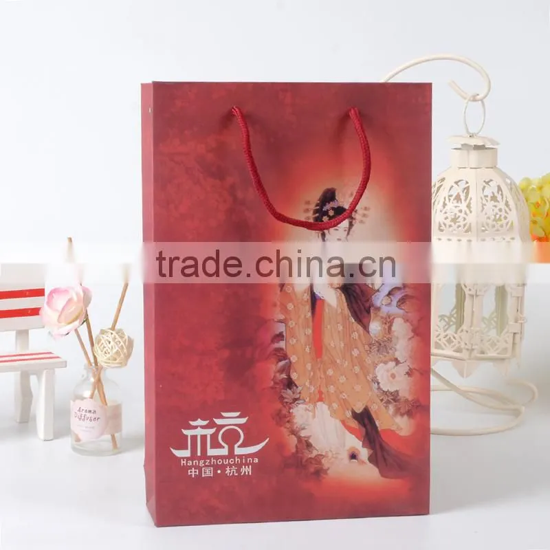 Retail Packaging Wholesale Famous Brand Square Bottom Paper Bag