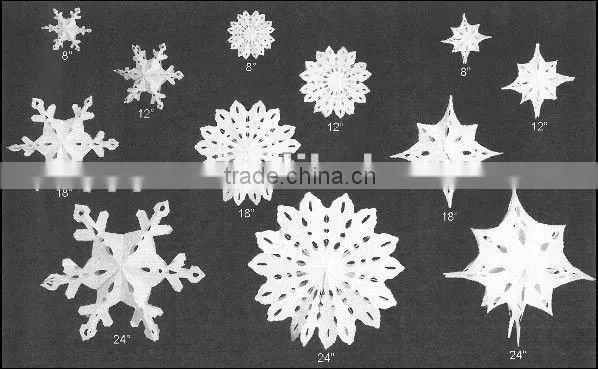 snowflake decorative paper cutting
