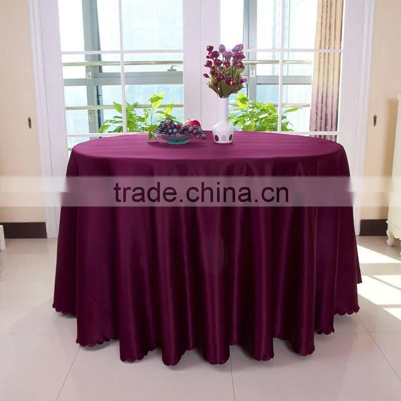 Round table cloth/wedding table cloth/hotel table cloth