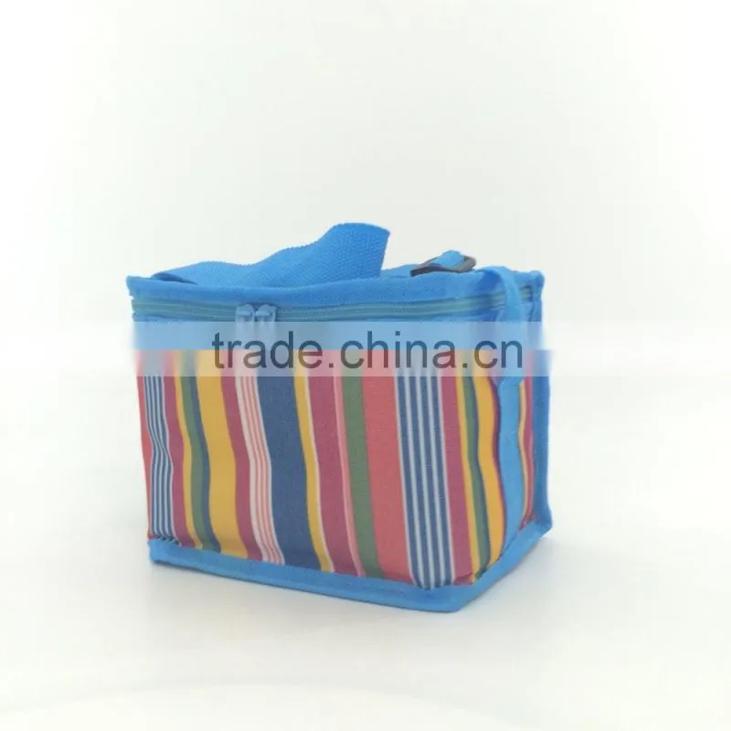 Non women fabric cheap durable insulated lunch bottle cooler bag