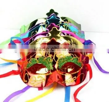 2015 Wholesale Hot Sale fashion Custom masquerade plastic mask for party