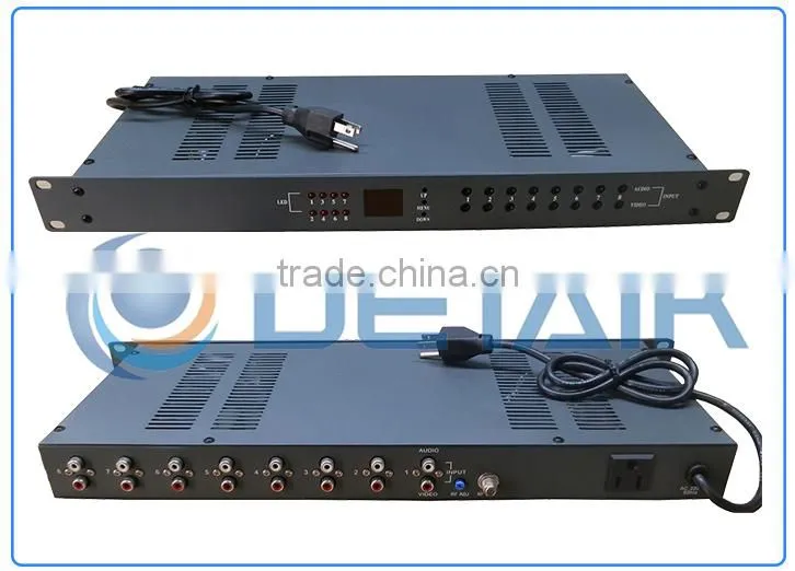 8in1 channels complete channels agile modulator Good ground with CATV system needed