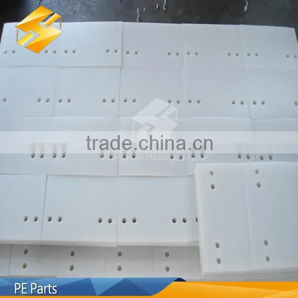 China plastic PE sheet uhmwpe shaped machine parts