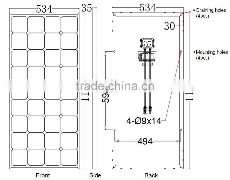 Hot sale ! 12v mono panel solar 100w from solar manufacturer