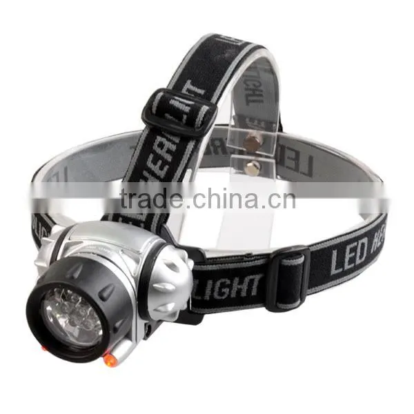 YD737+2 Flashlight Headlamp Plastic LED Headlamp Flashlight By AAA Battery Powered