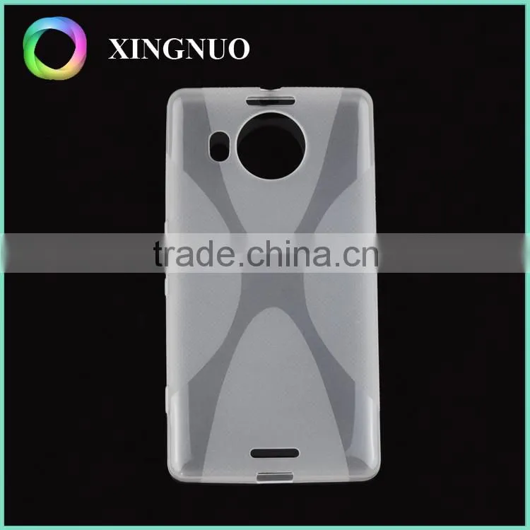 Slim Transparent Crystal Clear TPU Back Cover for Microsoft Lumia 950XL