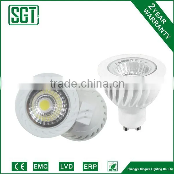brightest handheld spotlight COB 4W 5W 6W plastic and aluminum
