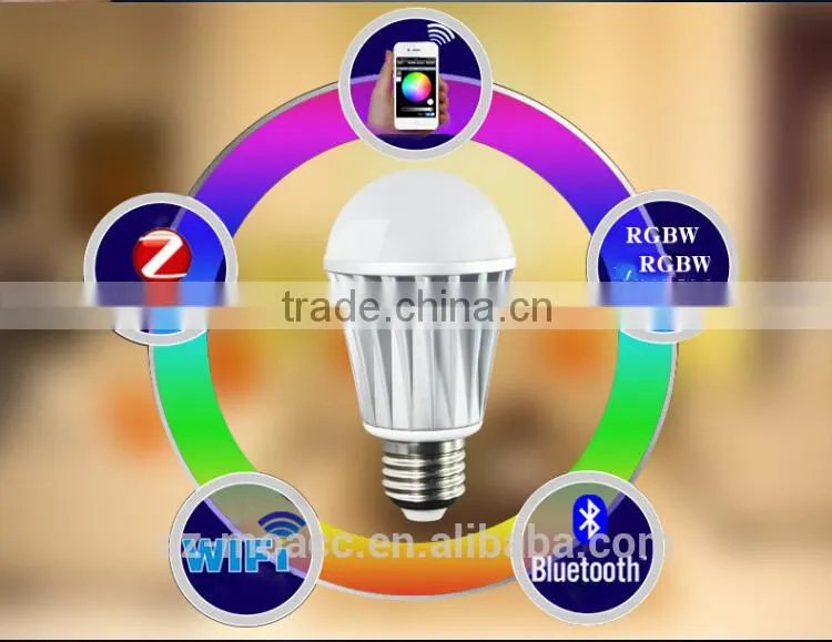 2015 hot selling wireless smart bulb bluetooth led bulb WiFi RGB Smart LED Bulb