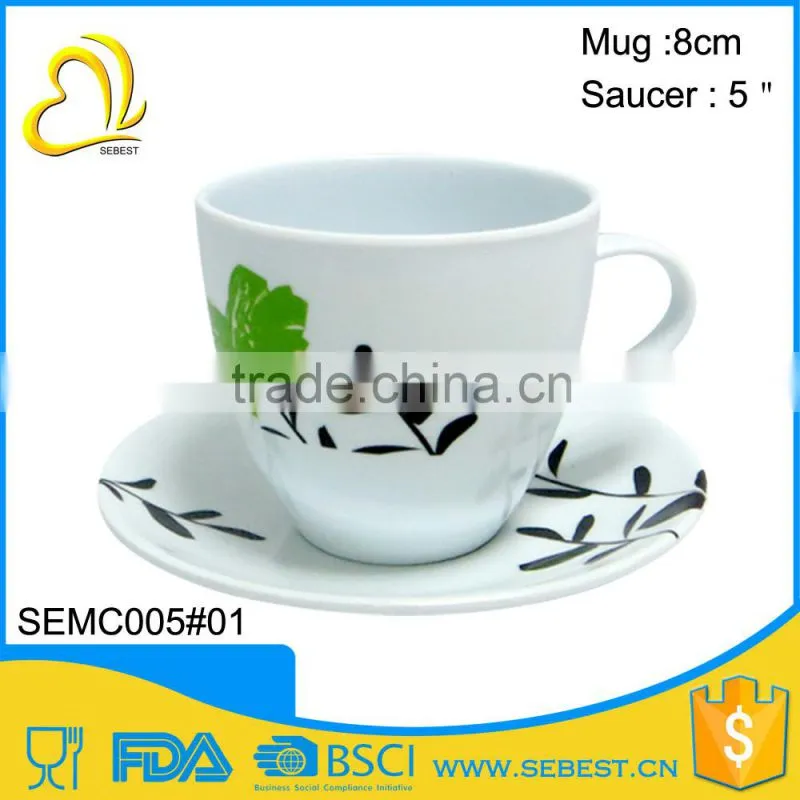 FDA certification wholesale custom logo melamine coffee mug