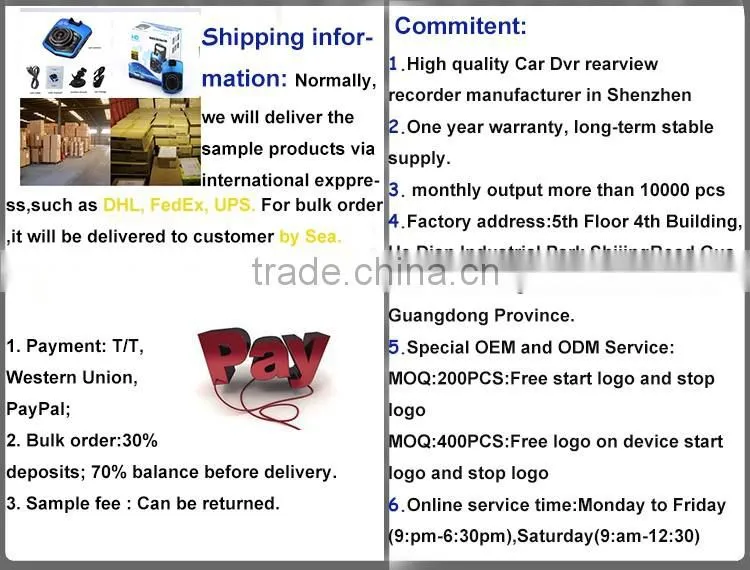 Driver recorder hd car dvr camera,car dash cam,1080p dash cam with user manual