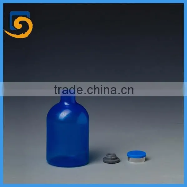 PP HDPE plastic vials for injection with rubber stopper hot sale
