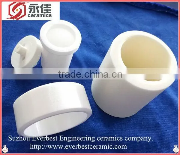 irregular polished zirconia ceramic bushing sleeve