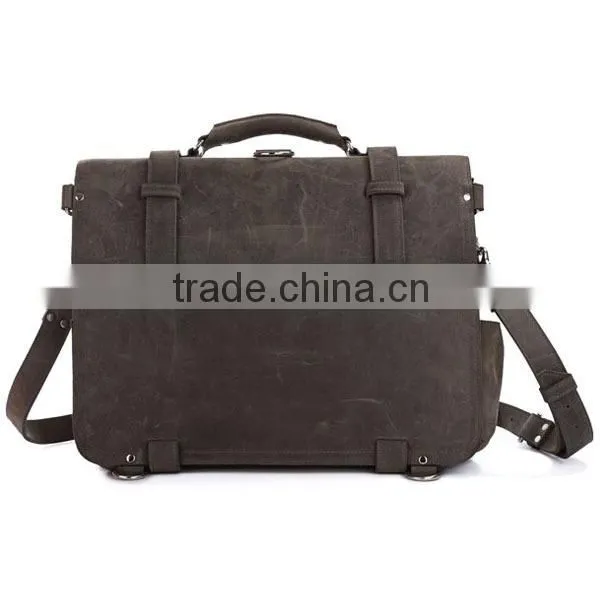 Imported handbags china fashion vintage wholesale men leather bag branded handbag