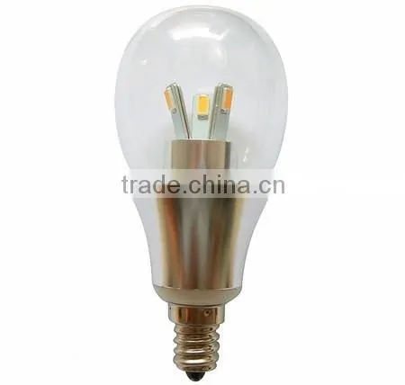 Energy conservation fashionable led round bulb smd, led candle bulb e17 e14 e27 e12