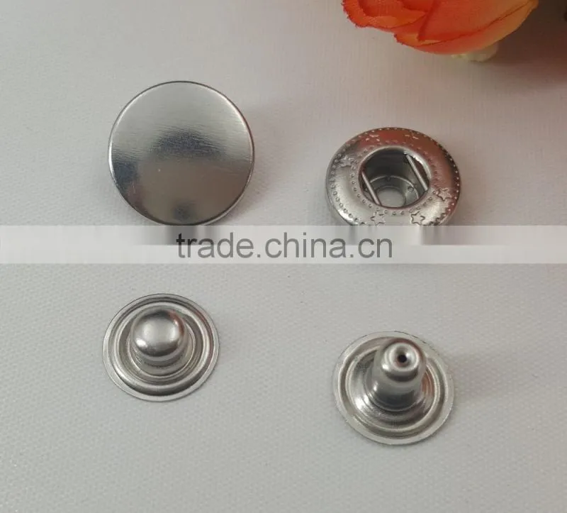 Sedex Audited 2 Pillar Factory Stainless Steel Metal Pree studs Snap button