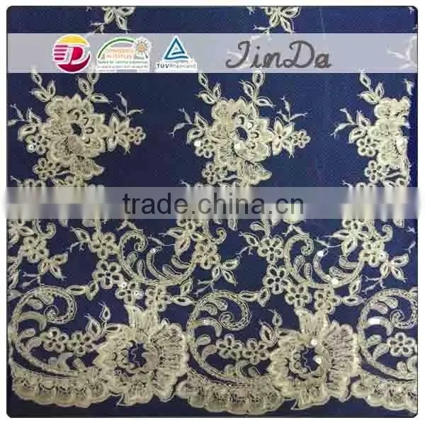 Beautiful dress lace fabric wediing lace wholesale