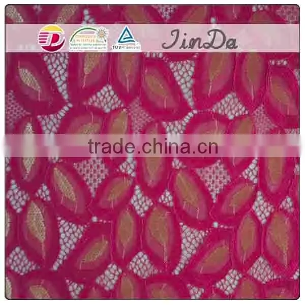 2016 Beautiful flower cord lace dress