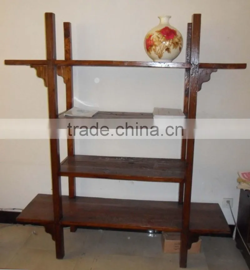 Chinese Antique Furniture Elm Wood Shelf