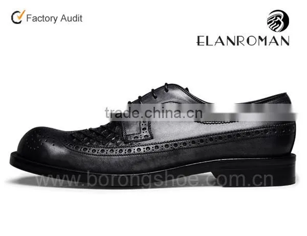 Fashionable Classical luxury business Goodyear welted handmade shoes
