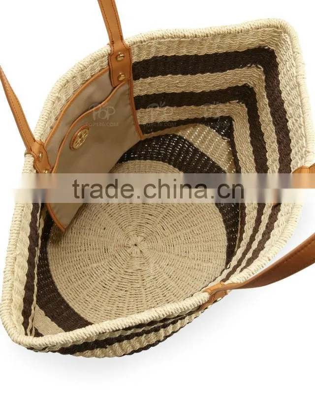 Big Paper Straw Beach Bag Hand Bag