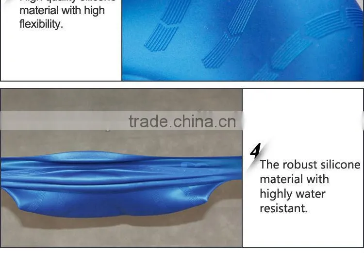 Ear protection swim caps/silicone swim caps