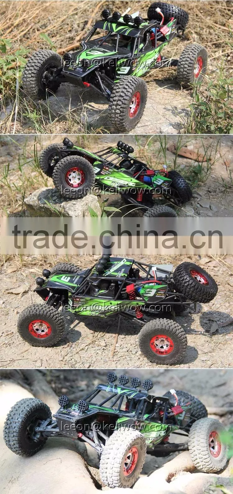 2.4G 4WD 1:12 Full Scale Brushless / Brushed RC Truck Car High Speed Model Car
