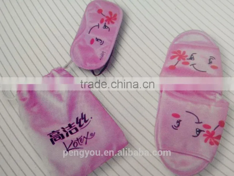 popular various design personalized high quality airline mask slipper