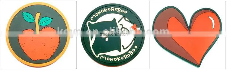 Eco-friendly atbc-pvc infuser coaster / tea cup coaster