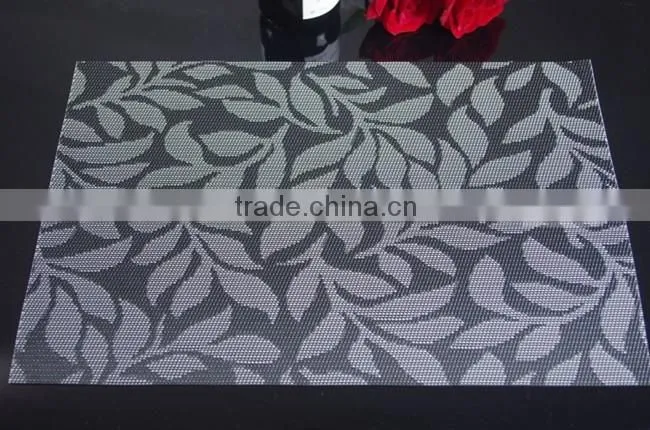 leaves waterproof dining table plate mat