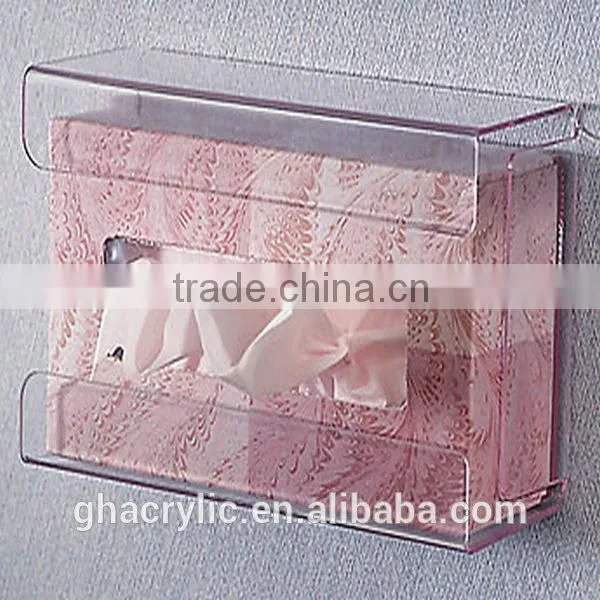 GH-RZ564 Acrylic tissue box ,customized acrylic tissue box cover