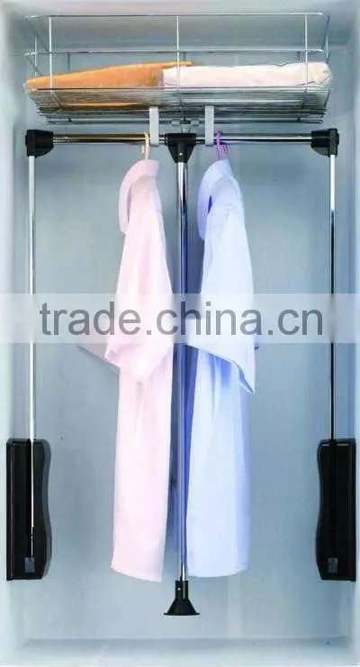 Up-down clothes rack