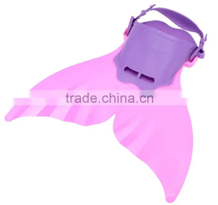 Kid Children Swimming Fins Training Flipper Mermaid Swim Fin Swimming Foot Flipper Diving Feet Tail Monofin