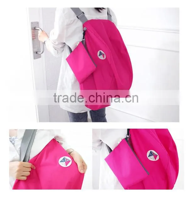 Portable bag organizer with two straps