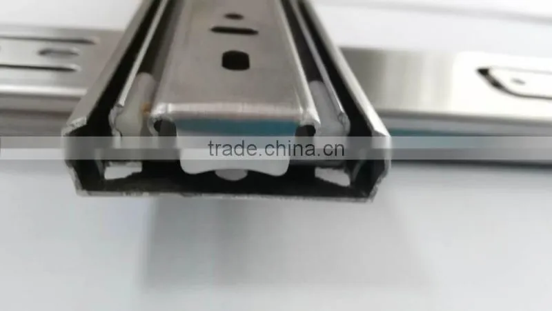 Hydraulic Buffer Slide 3 folds soft close slides drawer ball bearing slide