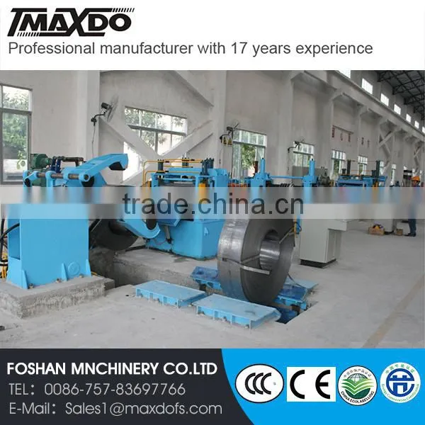 High precision metal coil strip slitting cutting machine
