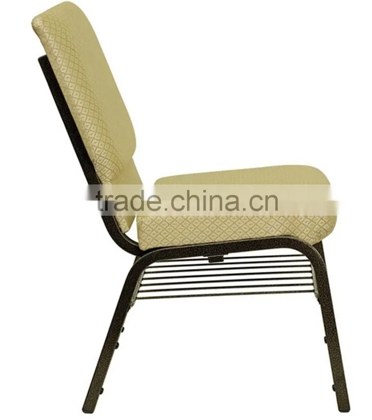 Church Chairs Upholstered Cushion Stacking Church Chair for sale