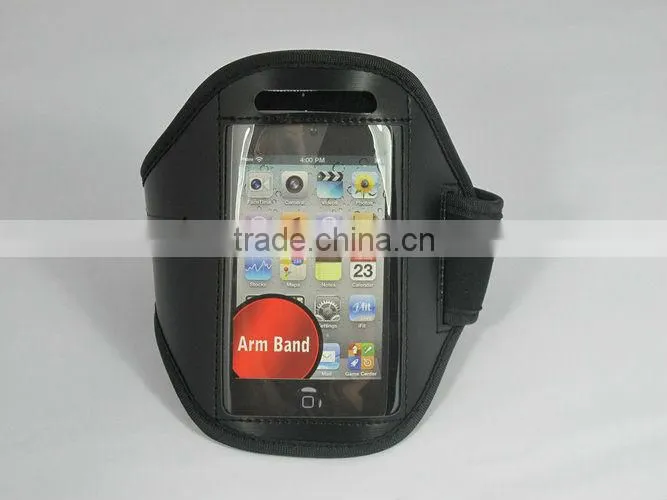 Wholesale cheap but high quality custom sport armbag for running /Factory comfortable sport gym armband adjustable strap/logo