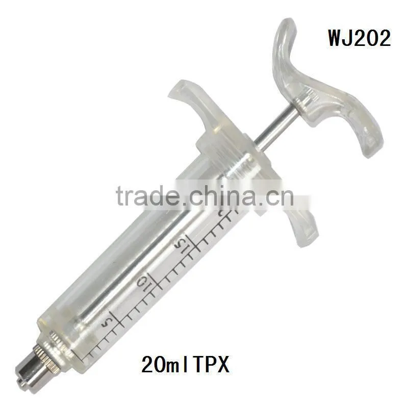 WJ202 Unadjustable TPX Plastic Steel Syringe