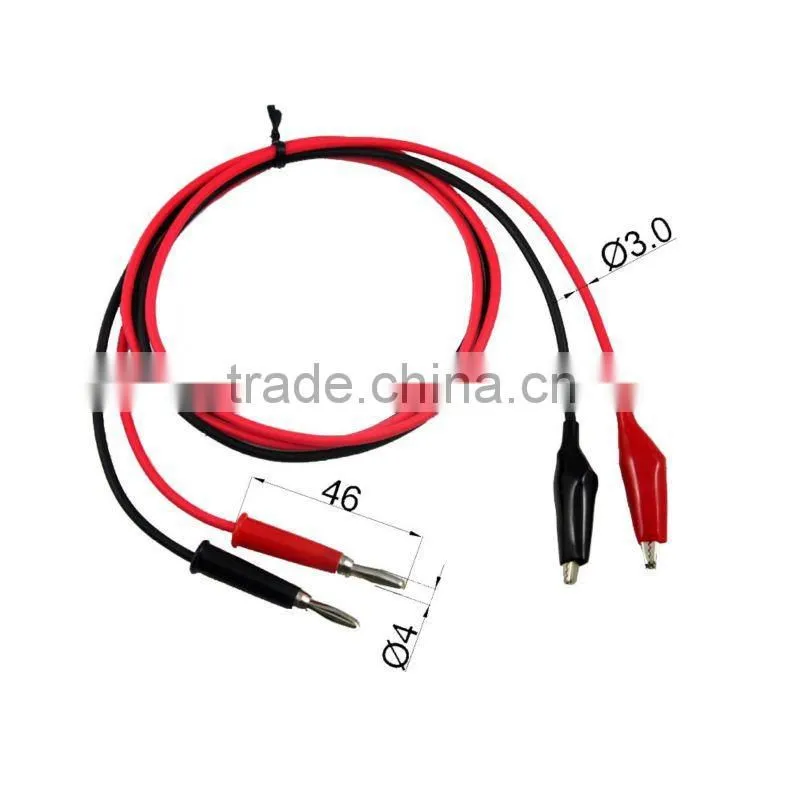 P1022 banana test lead jumper lead wires twin lead wire