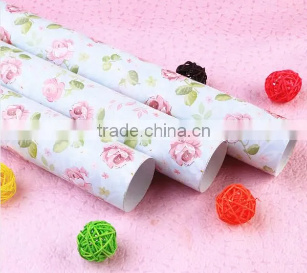 Flower jumbo roll wrapping paper